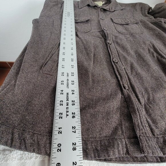 Grayers Outdoor Garments Cold Weather Rated Mens Brown Cotton Shirt Jacket Large - Picture 8 of 8